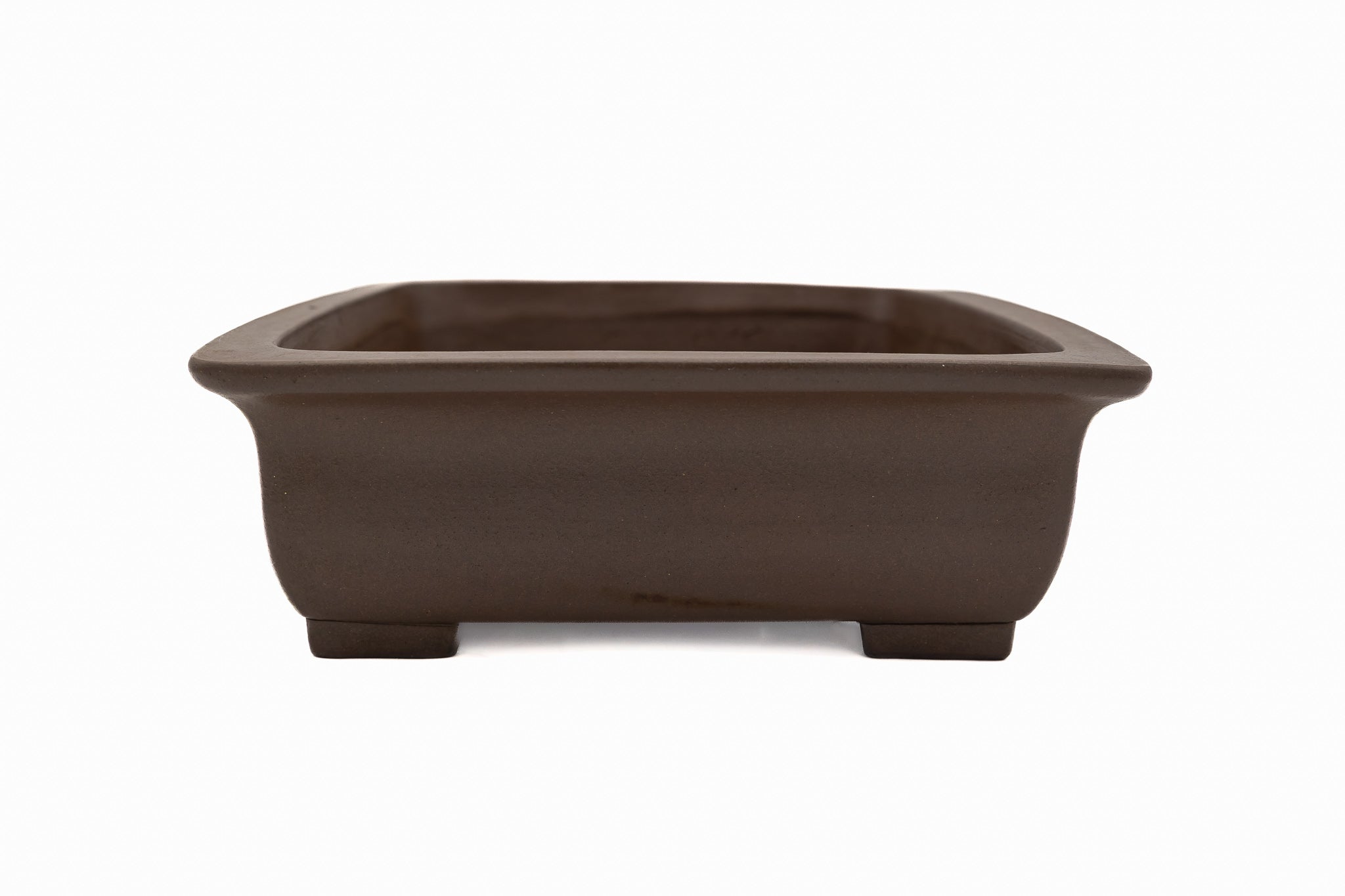 Grand pot rectangulaire pour bonsaï – Forme audacieuse, bord plat inversé, 16 x 13 x 4,5 Grand pot rectangulaire pour bonsaï – Forme audacieuse, bord plat inversé, 16 x 13 x 4,5